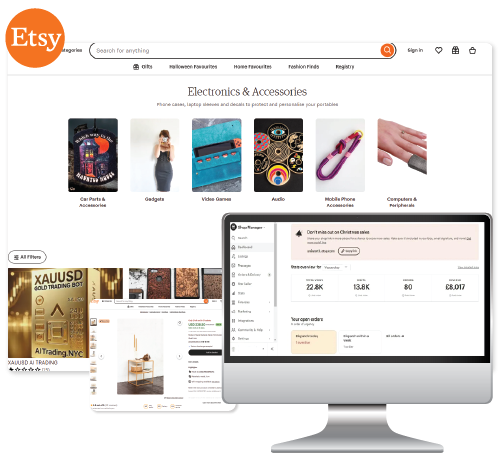 Etsy shop management sales growth